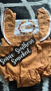 Thankful Embroidered Bubble