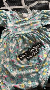 Easter Print Dress