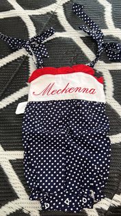 Meckenna Red White Blue Bubble