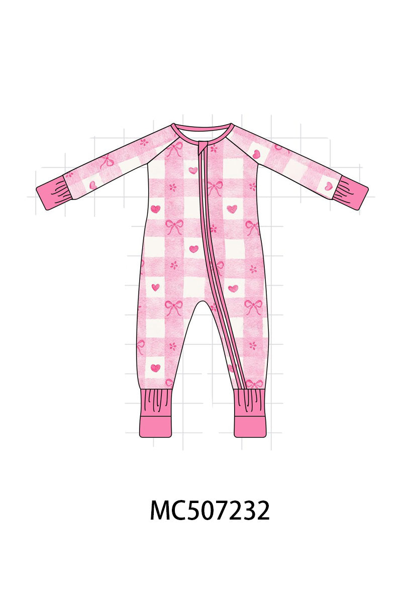 Pink Coquettes & Checkers Bamboo - PO62 - ETA Mid December