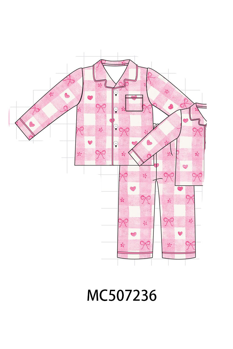 Pink Coquettes & Checkers Bamboo - PO62 - ETA Mid December