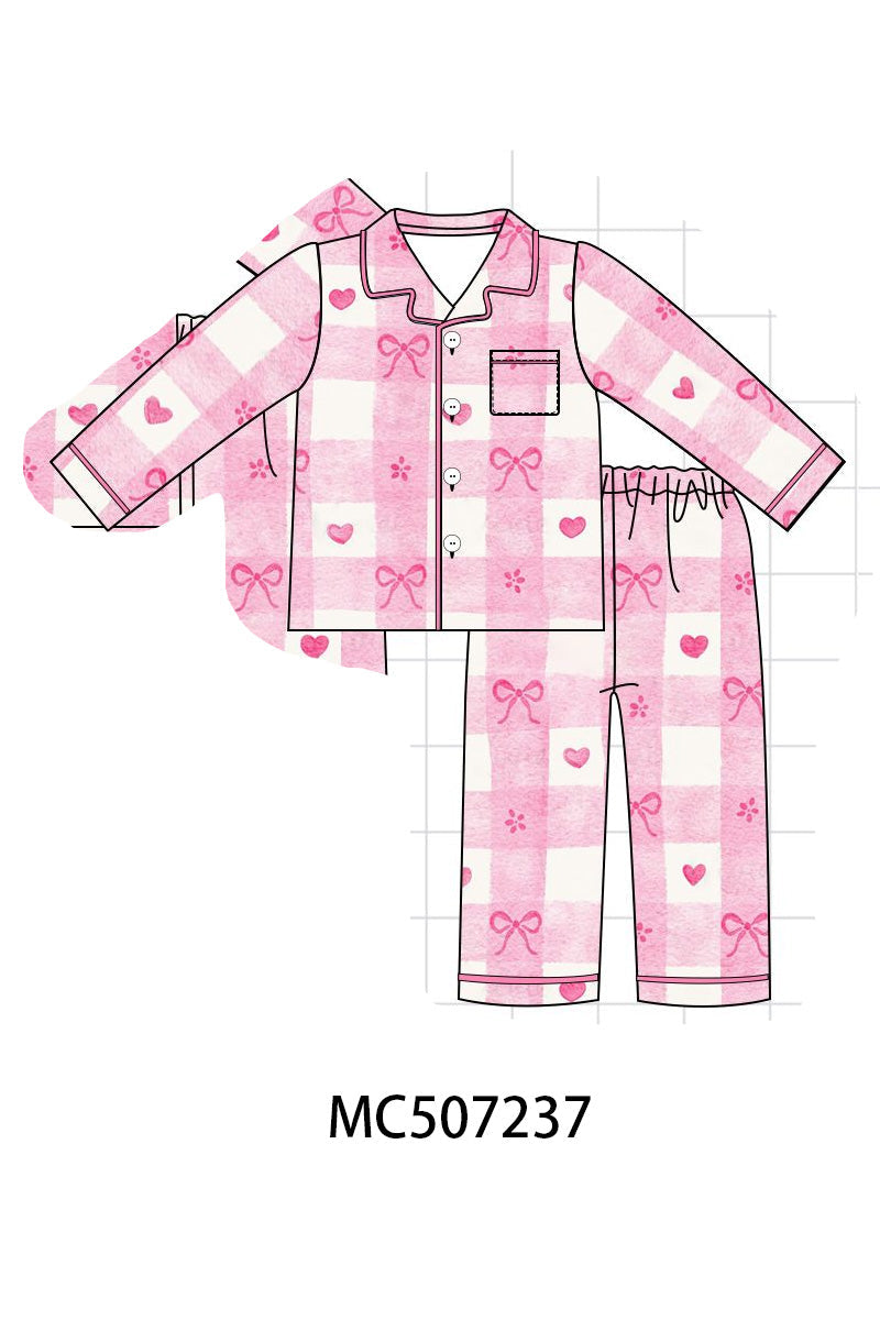 Pink Coquettes & Checkers Bamboo - PO62 - ETA Mid December