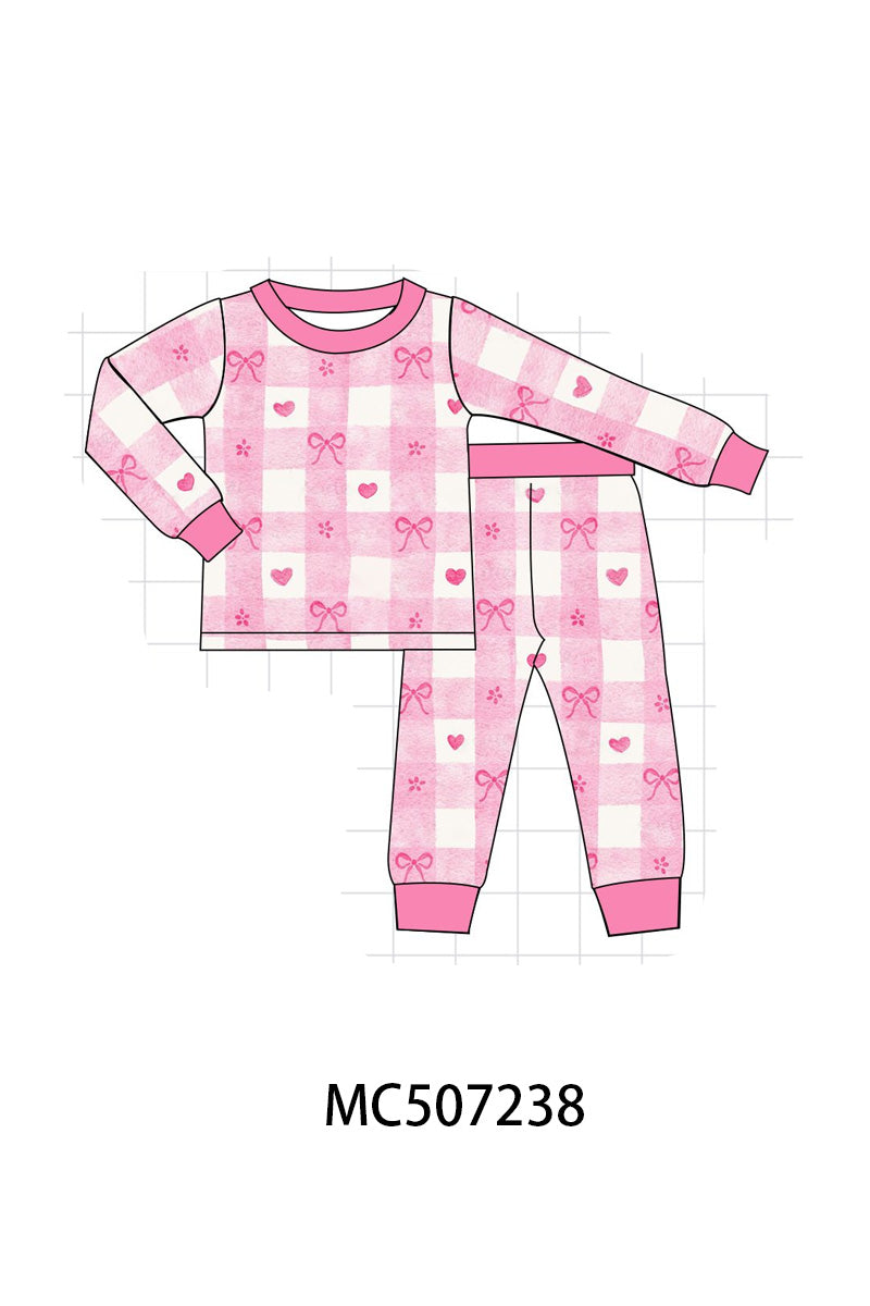 Pink Coquettes & Checkers Bamboo - PO62 - ETA Mid December