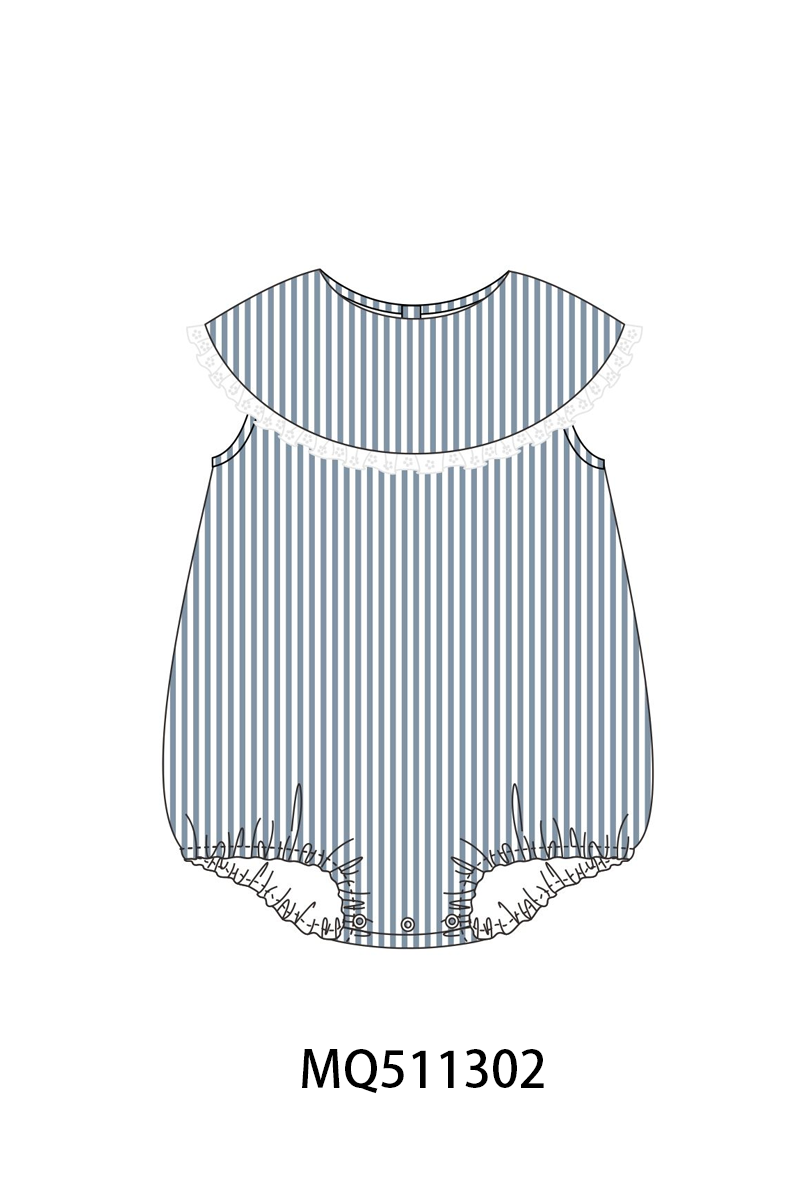 Multicolored stripe lace girl bubble collection - PO74 - 11/30 - ETA Mid April