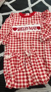 Shelby May Heart Romper