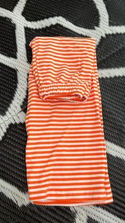 Orange/White Stripe Pants