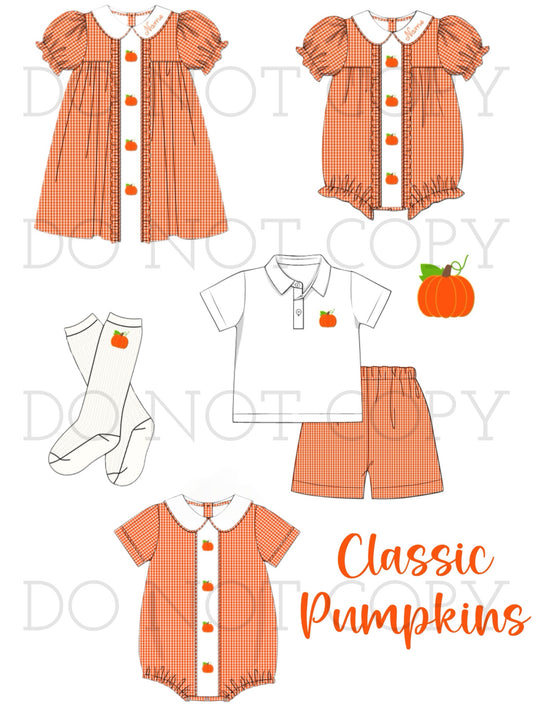 Classic Orange Pumpkins - ETA September