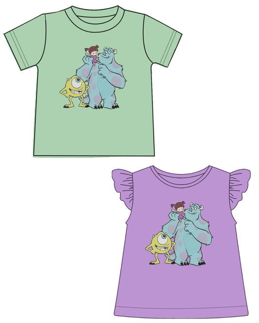 Monsters and Boo Appliqué Shirts - 12/8 - ETA late March