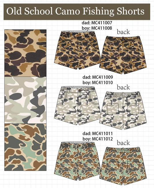 Dad & Me Camo Print Shorts - PO44 - 11/24 - ETA June