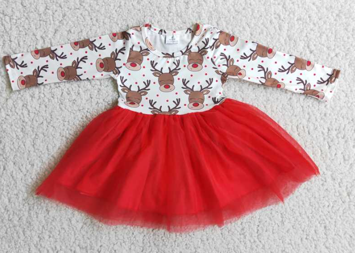 FS - Reindeer Tulle Dress