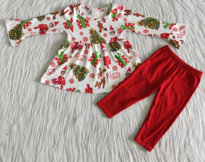 FS - Shelf Elf Girl Pant Set