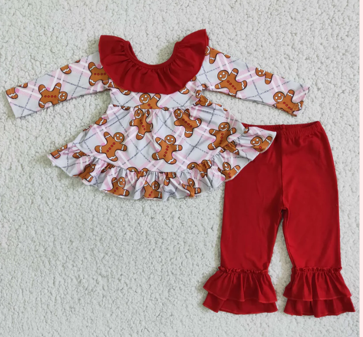 FS - Gingerbread Girl Pant Set