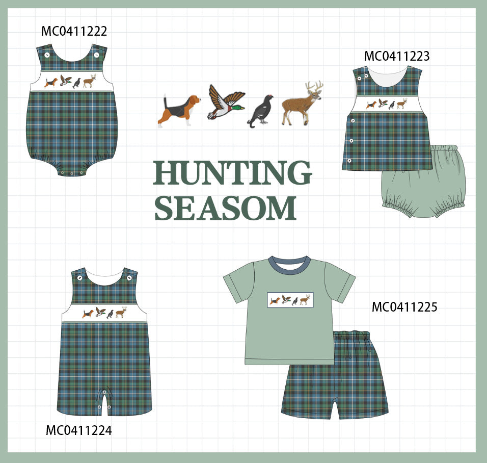 Hunting Embroidered Collection - PO45 - 12/8 - ETA Late May