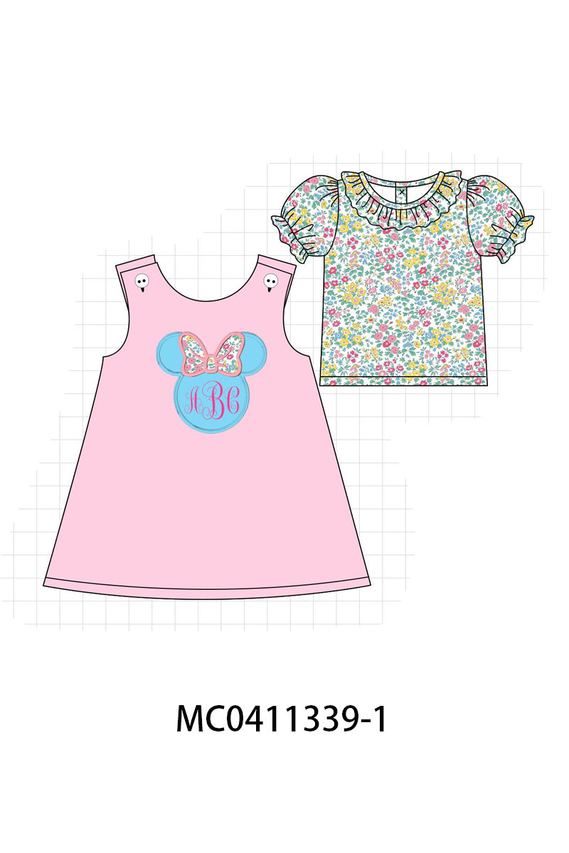 Pink & Blue Mouse MONOGRAM - PO45 - 12/8 - ETA Late May