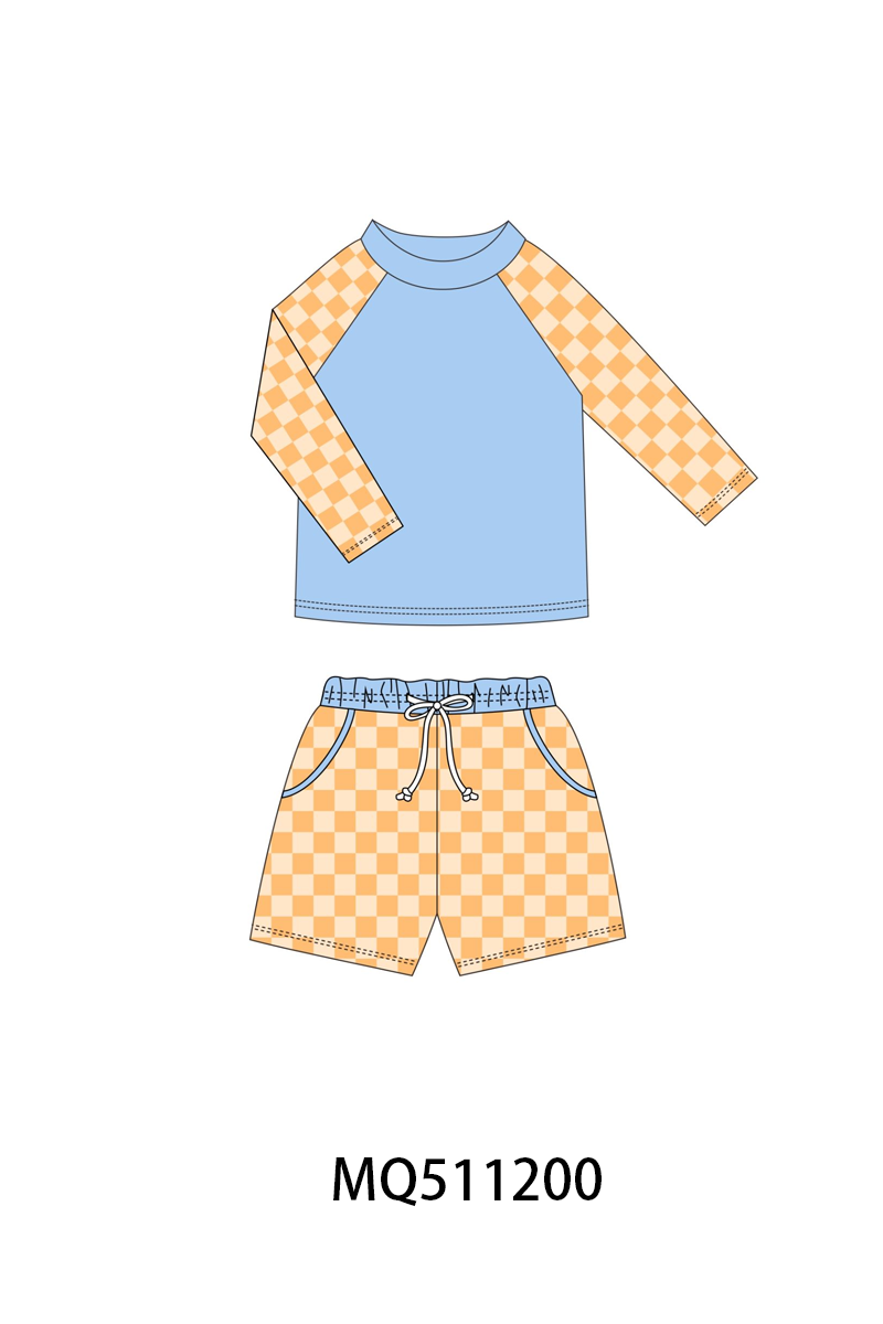 Mustard checkered swimwear collection - PO74 - 11/30 - ETA Mid April
