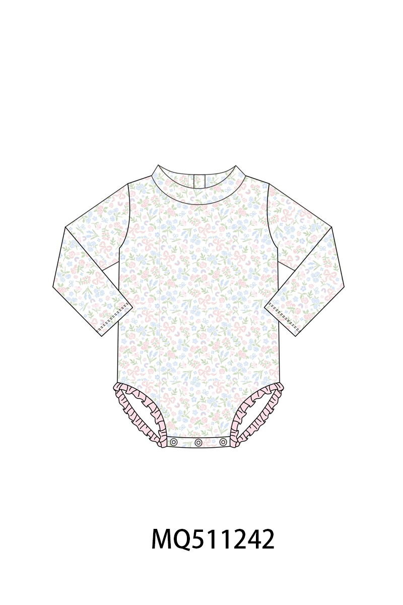 Pink&mint floral stripe swimwear collection - PO74 - 11/30 - ETA Mid April