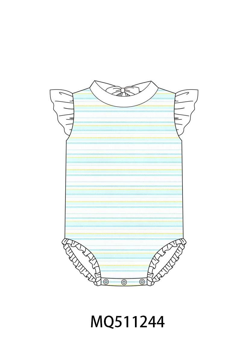 Pink&mint floral stripe swimwear collection - PO74 - 11/30 - ETA Mid April