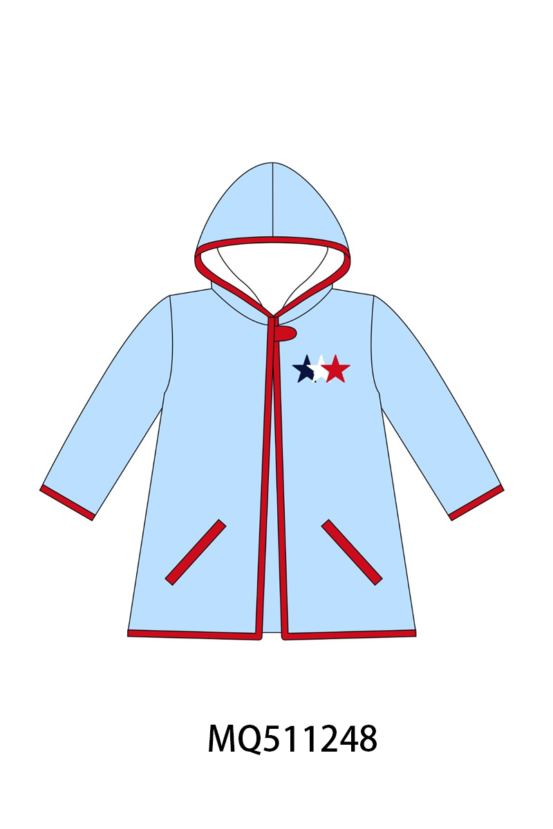 Red&blue star embroidery swimwear collection 1 - PO74 - 11/30 - ETA Mid April