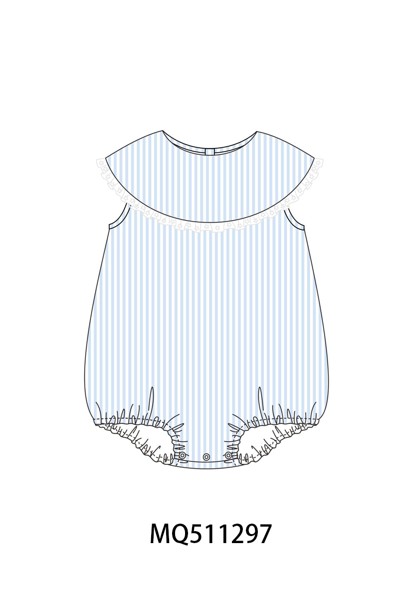 Multicolored stripe lace girl bubble collection - PO74 - 11/30 - ETA Mid April