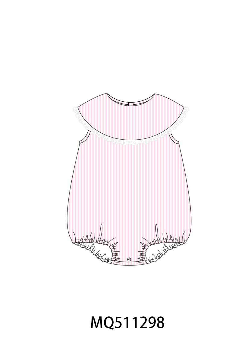 Multicolored stripe lace girl bubble collection - PO74 - 11/30 - ETA Mid April