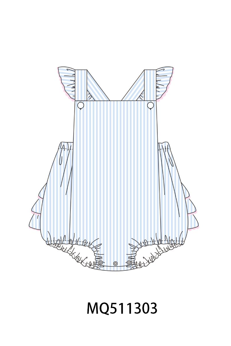 Multicolored ruffle girl bubble collection - PO74 - 11/30 - ETA Mid April