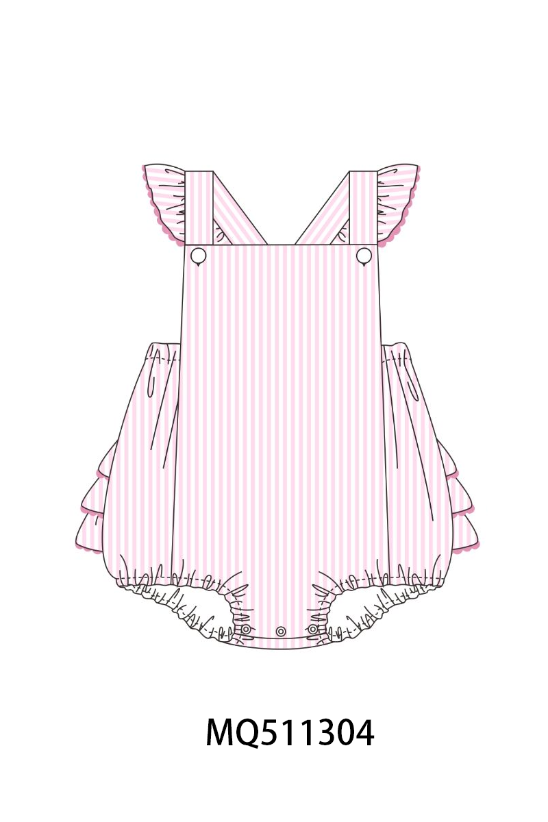 Multicolored ruffle girl bubble collection - PO74 - 11/30 - ETA Mid April