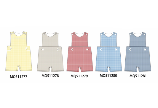 Multicolored gingham jonjon collection - PO74 - 11/30 - ETA Mid April