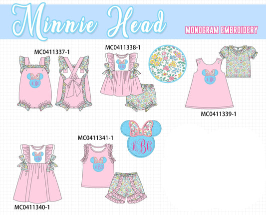 Pink & Blue Mouse MONOGRAM - PO45 - 12/8 - ETA Late May